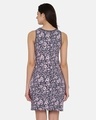 Shop Women's Purple All Over Floral Printed Short Night Dress-Full