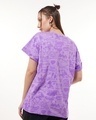 Shop Women's Purple All Over Printed Boyfriend T-shirt-Design