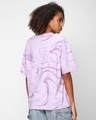 Shop Women's Purple Tie & Dye Oversized T-shirt-Design