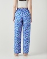 Shop Women's Purple & Blue Mickey All Over Printed Wide Leg Pyjamas-Design
