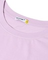 Shop Women's Purple Baby Yoda Back Graphic Printed Oversized T-shirt