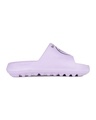 Shop Women's Purple Be Happy Printed Sliders