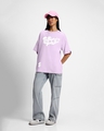 Shop Women's Purple Billionaire Girls Club Graphic Printed Oversized T-shirt-Design