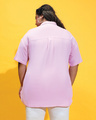 Shop Women's Purple Boxy Fit Plus Size Shirt-Full