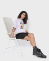 Shop Women's Purple BTS Army Graphic Printed Oversized Fit T-shirt