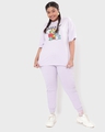 Shop Women's Purple BTS Army Graphic Printed Plus Size Oversized T-shirt