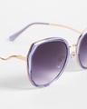 Shop Women's Purple Butterfly Polarised Lens Sunglasses