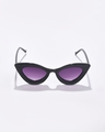 Shop Women's Purple Cateye Polarised Lens Sunglasses