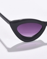 Shop Women's Purple Cateye Polarised Lens Sunglasses
