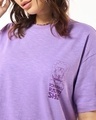 Shop Women's Purple Chirak Raman Shop Graphic Printed Oversized T-shirt