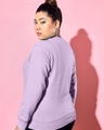 Shop Women's Purple Cloud Graphic Printed Plus Size Sweatshirt-Design