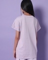 Shop Women's Purple Feel Good Lilac Boyfriend T-shirt-Design