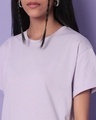 Shop Women's Purple Feel Good Lilac Boyfriend T-shirt