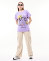 Shop Women's Purple Goodness of Fresh Graphic Printed Boyfriend T-shirt-Full