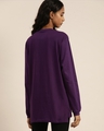 Shop Women's Purple Graphic Print Oversized T-shirt-Design