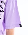 Shop Women's Purple Have Class Graphic Printed Oversized T-shirt