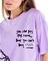 Shop Women's Purple Have Class Graphic Printed Oversized T-shirt