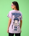 Shop Women's Purple Hinata Hyuga Graphic Printed Boyfriend T-shirt-Full