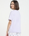 Shop Women's Purple Lounge Relaxed Fit T-shirt-Design