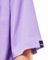 Shop Women's Purple Nobody Move Graphic Printed Oversized T-shirt