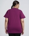 Shop Women's Purple Not So Wine Plus Size T-shirt-Design
