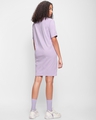 Shop Women's Purple Oh Darling Typography Oversized Dress-Design