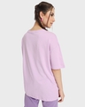 Shop Women's Purple Oversized Fit T-shirt-Design