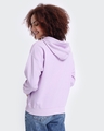 Shop Women's Purple Oversized Hoodie-Full