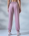 Shop Women's Purple Oversized Joggers-Full