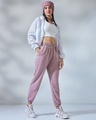 Shop Women's Purple Oversized Joggers