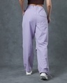 Shop Women's Purple Oversized Parachute Pants-Design