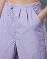 Shop Women's Purple Oversized Parachute Pants