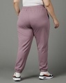 Shop Women's Purple Oversized Plus Size Joggers-Design