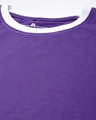 Shop Women's Purple Oversized T-shirt-Full