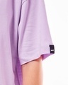 Shop Women's Purple Oversized T-shirt