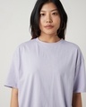 Shop Women's Purple Oversized T-shirt