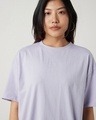 Shop Women's Purple Oversized T-shirt