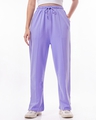 Shop Women's Baby Lavender Trackpants-Front