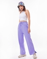 Shop Women's Baby Lavender Trackpants-Full