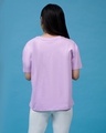 Shop Women's Purple Peace Is Dope Typography  T-shirt-Full