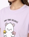 Shop Women's Purple Perfect Balance Boyfriend T-shirt