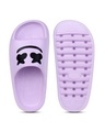 Shop Women's Purple Printed Sliders