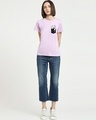Shop Women's  Purple Printed T-shirt-Design