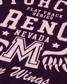 Shop Women's Purple Reno Typography Oversized T-shirt