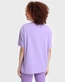 Shop Women's Purple Oversized T-shirt-Design