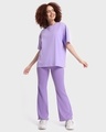 Shop Women's Purple Oversized T-shirt