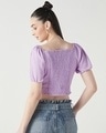 Shop Women's Purple Rose Slim Fit Corset Top-Design