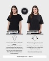 Shop Women's Purple Run On Coffee Typography Oversized T-shirt-Design