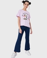 Shop Women's Purple Skater Moove Graphic Printed Boyfriend T-shirt-Design