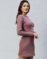 Shop Women's Purple Slim Fit Bodycon Dress-Design